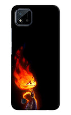 Ember Flame Realme C20 Hard Case Back Cover by Casekaro