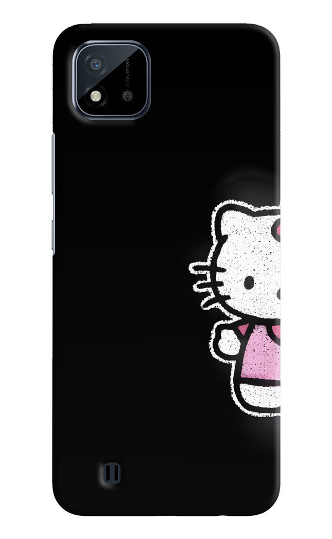 Kitty Charm Realme C20 Hard Case Back Cover by Casekaro