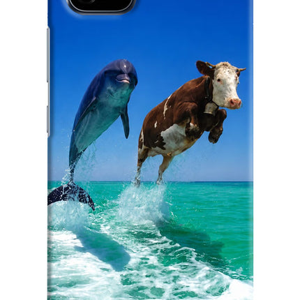 Dolphin vs Cow Realme C20 Hard Case Back Cover by Casekaro