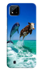 Dolphin vs Cow Realme C20 Hard Case Back Cover by Casekaro