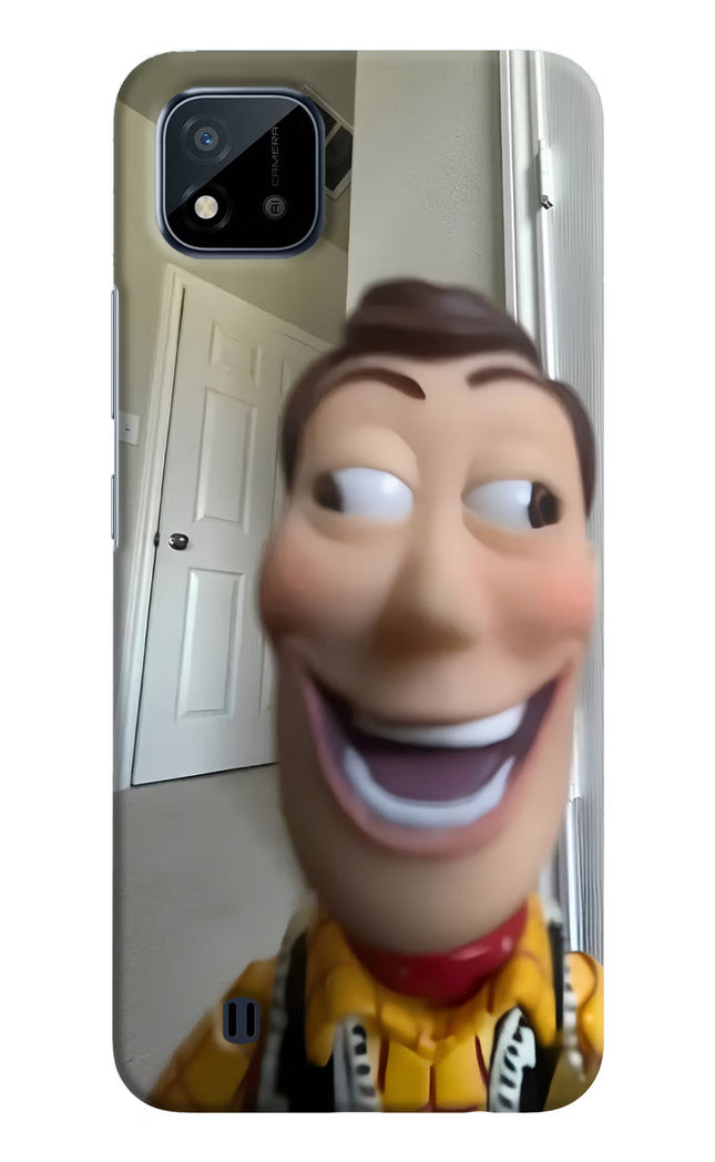 Side Eye Woody Realme C20 Hard Case Back Cover by Casekaro