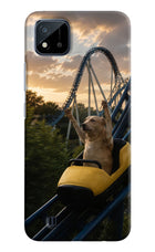 Rollercoaster Dog Realme C20 Hard Case Back Cover by Casekaro