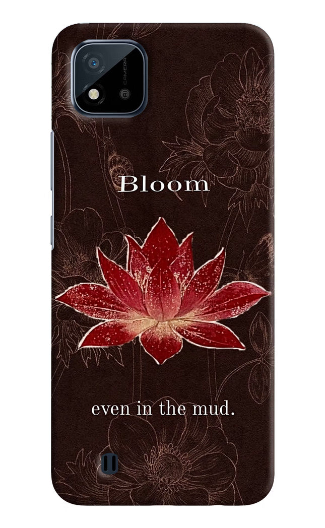 Bloom Realme C20 Hard Case Back Cover by Casekaro