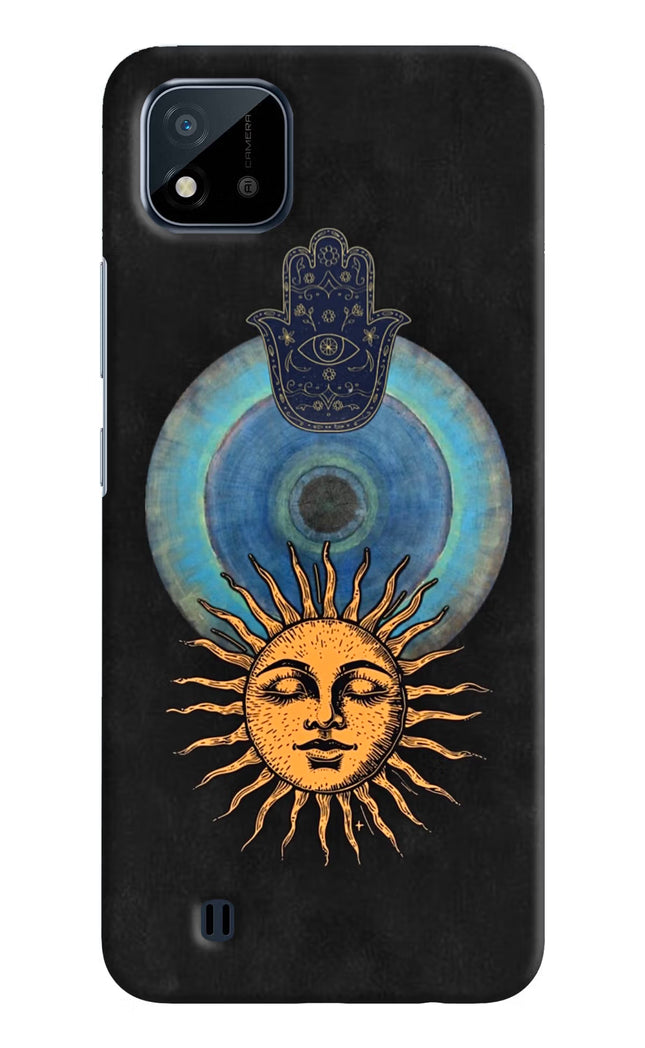 Divine Sun Realme C20 Hard Case Back Cover by Casekaro