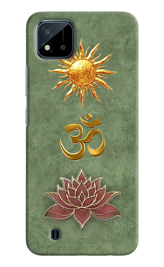 Om & Lotus Realme C20 Back Cover