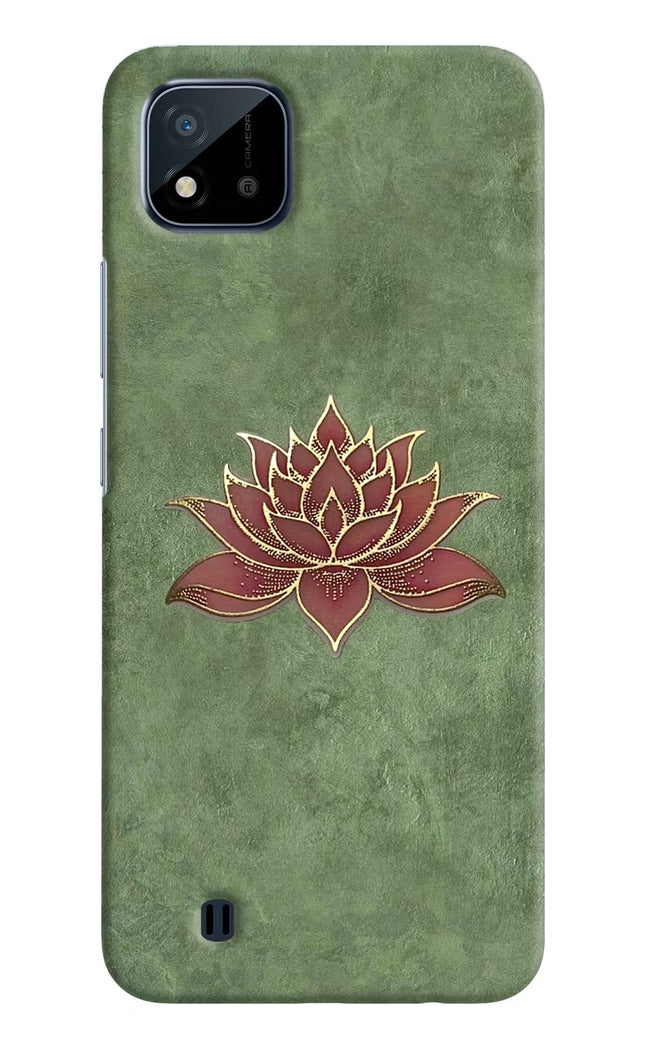 Lotus Grace Realme C20 Hard Case Back Cover by Casekaro