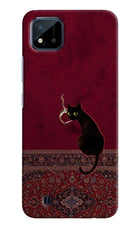 Midnight Cat Realme C20 Back Cover