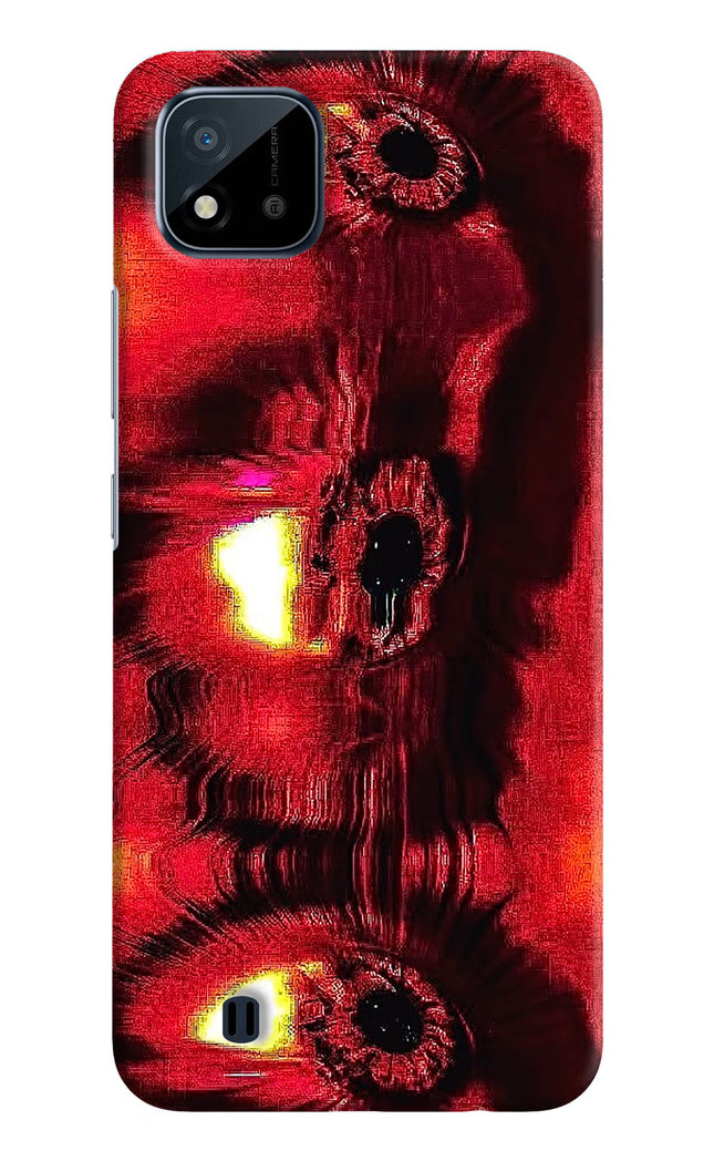 Fire Eye Realme C20 Hard Case Back Cover by Casekaro