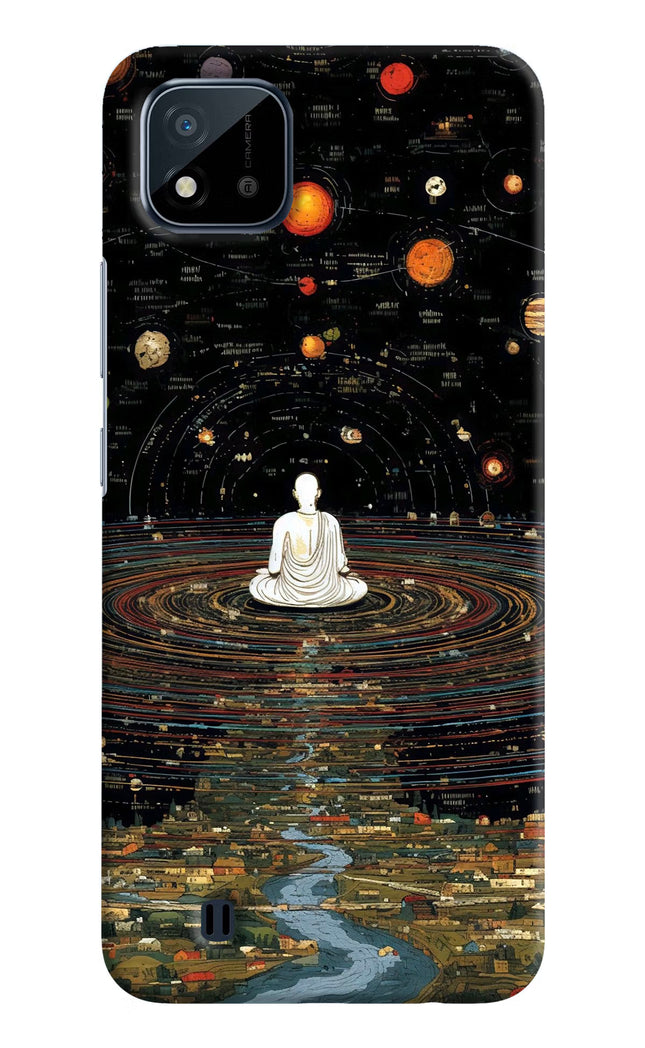 Space Monk Realme C20 Hard Case Back Cover by Casekaro