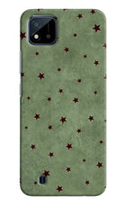 Green Stars Realme C20 Back Cover