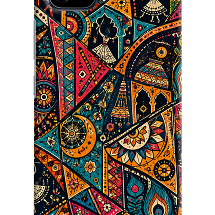 Folk Print Realme C20 Back Cover