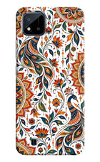 White Mayura Realme C20 Back Cover