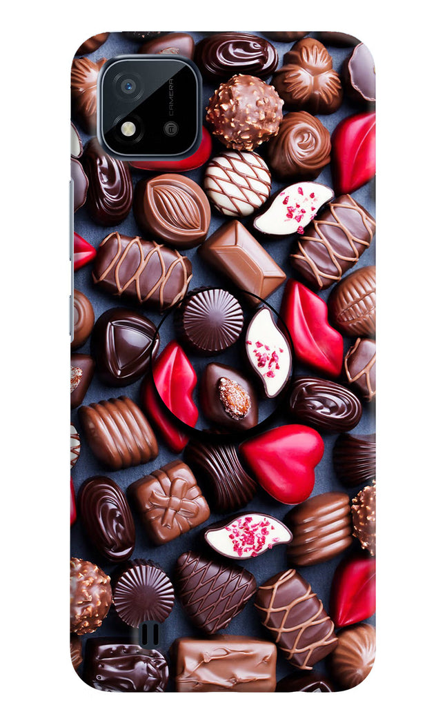 Chocolates Realme C20 Pop Case by Casekaro