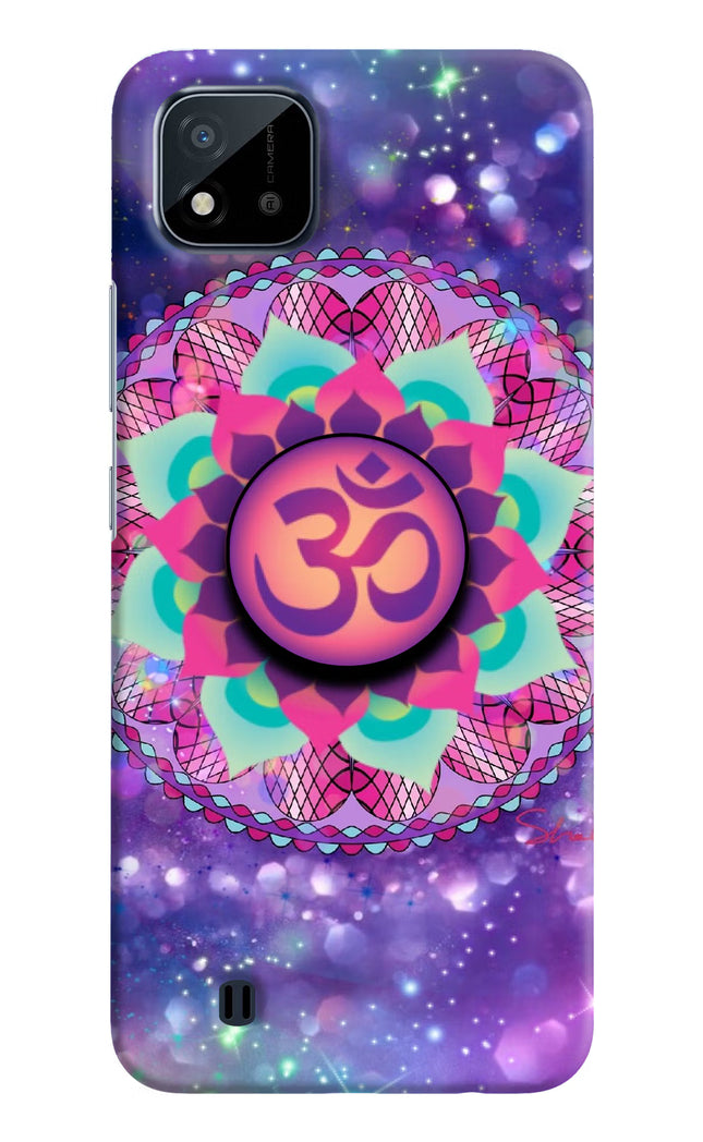 Om Purple Realme C20 Pop Case by Casekaro