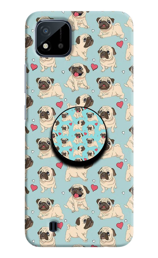Pug Dog Realme C20 Pop Case by Casekaro