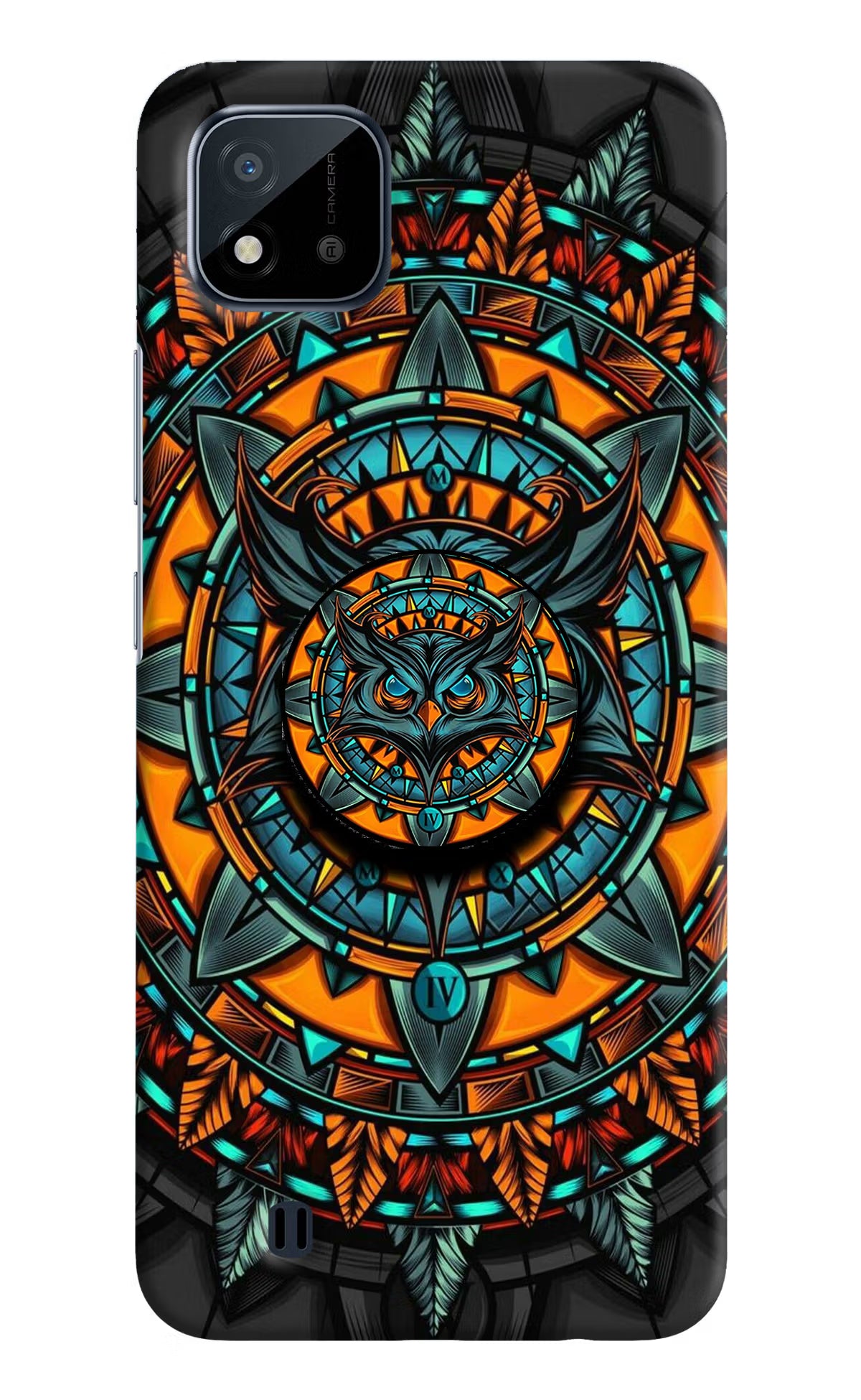 Angry Owl Realme C20 Pop Case by Casekaro