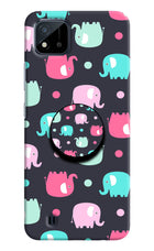 Baby Elephants Realme C20 Pop Case by Casekaro