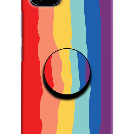 Rainbow Realme C20 Pop Case by Casekaro