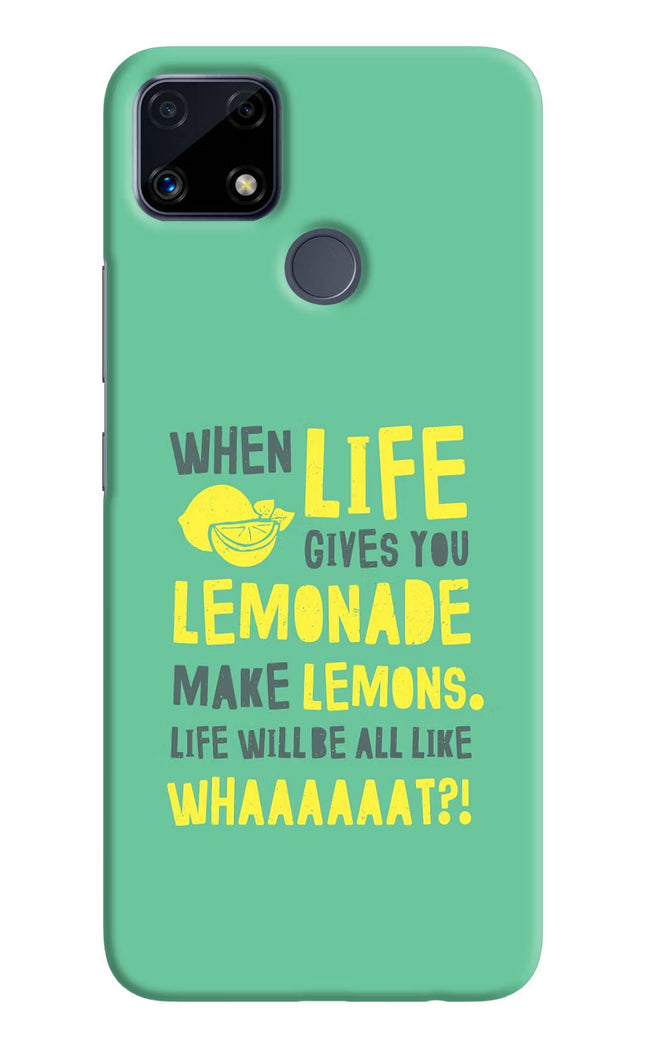 Quote Realme C25/C25s Hard Case Back Cover by Casekaro