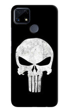 Punisher Skull Realme C25/C25s Hard Case Back Cover by Casekaro