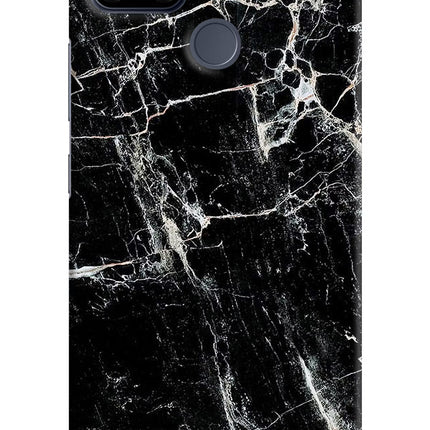 Black Marble Texture Realme C25/C25s Hard Case Back Cover by Casekaro