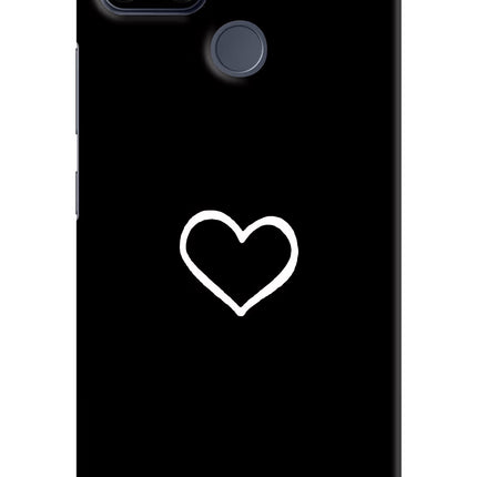 Heart Realme C25/C25s Hard Case Back Cover by Casekaro