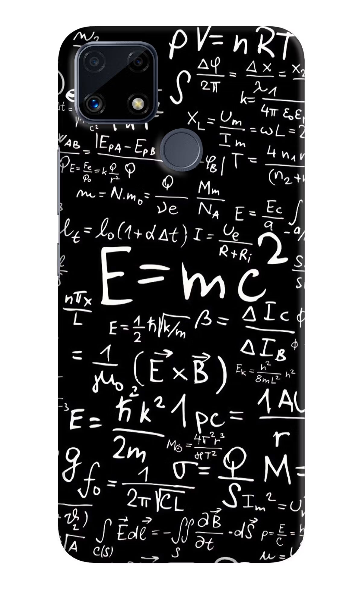 Physics Formula Realme C25/C25s Hard Case Back Cover by Casekaro