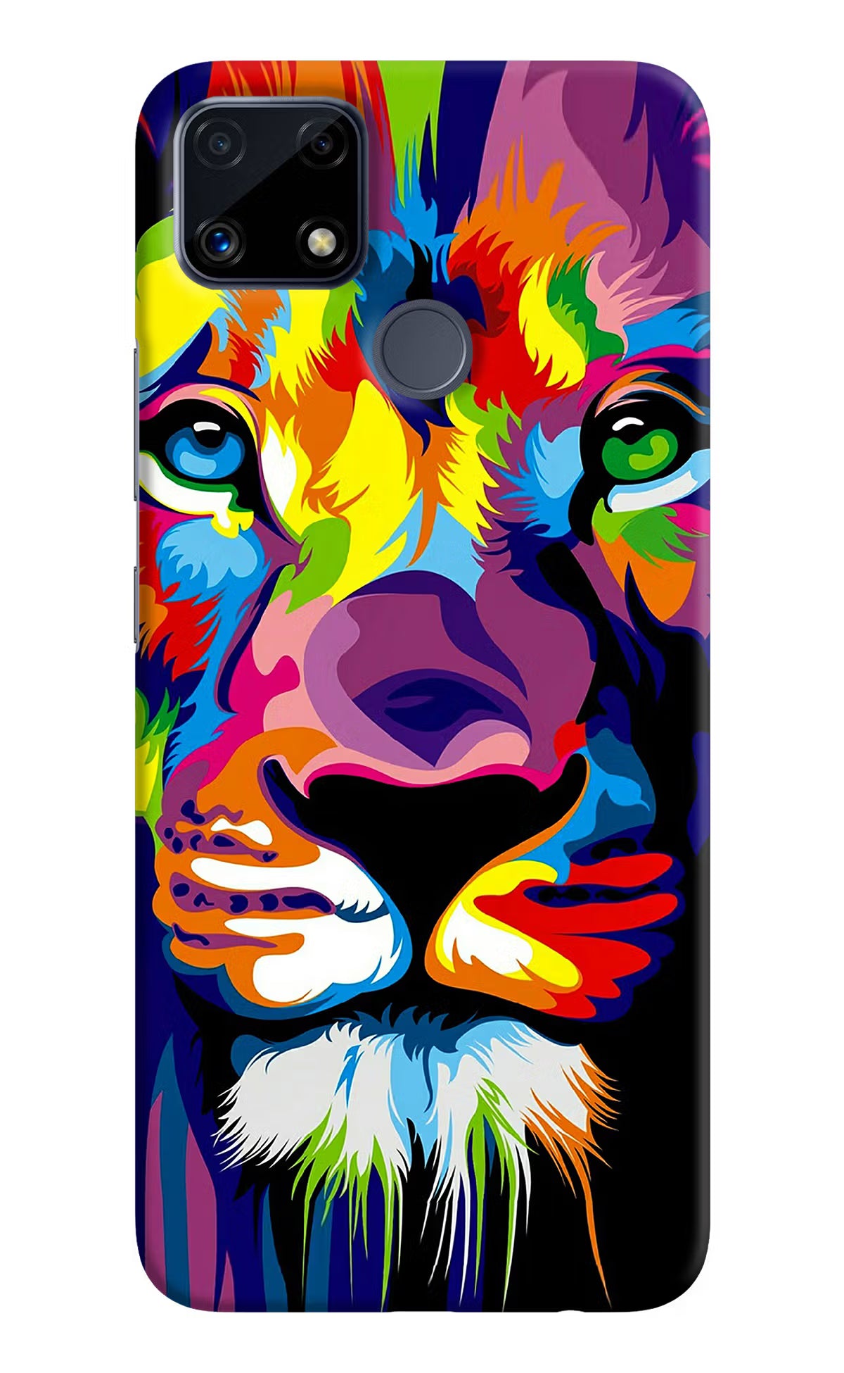 Lion Realme C25/C25s Hard Case Back Cover by Casekaro
