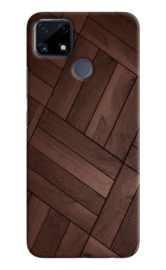 Wooden Texture Design Realme C25/C25s Hard Case Back Cover by Casekaro
