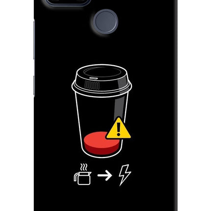 Coffee Realme C25/C25s Hard Case Back Cover by Casekaro