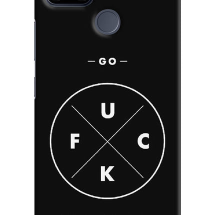 Go Fuck Yourself Realme C25/C25s Hard Case Back Cover by Casekaro