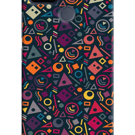 Geometric Abstract Realme C25/C25s Hard Case Back Cover by Casekaro