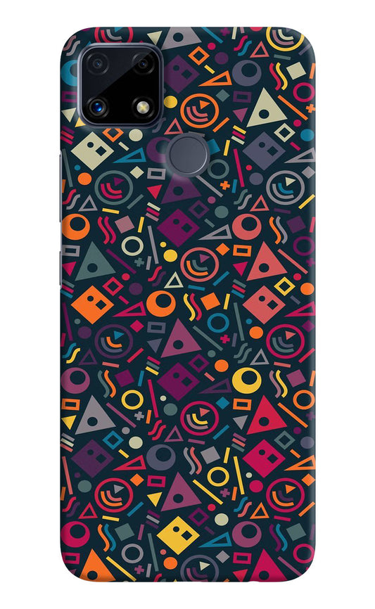 Geometric Abstract Realme C25/C25s Hard Case Back Cover by Casekaro
