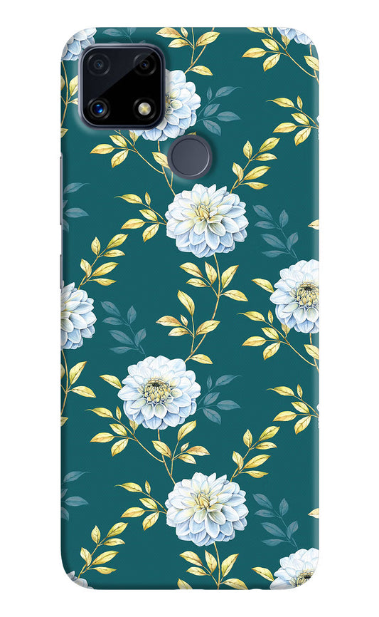 Flowers Realme C25/C25s Hard Case Back Cover by Casekaro