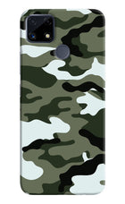 Camouflage Realme C25/C25s Hard Case Back Cover by Casekaro