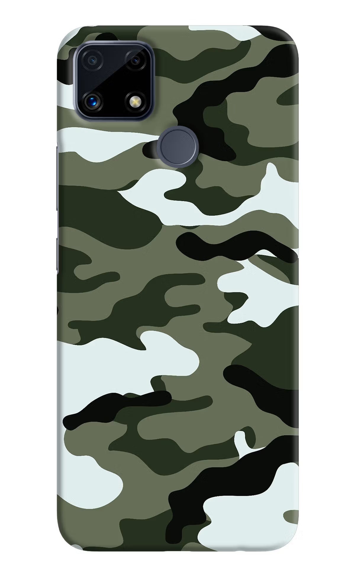 Camouflage Realme C25/C25s Hard Case Back Cover by Casekaro