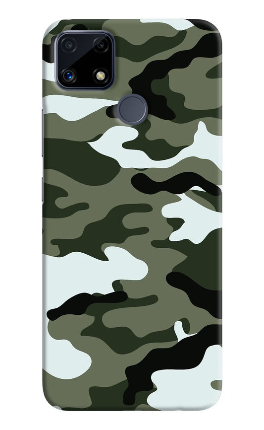 Camouflage Realme C25/C25s Hard Case Back Cover by Casekaro
