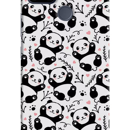 Cute Panda Realme C25/C25s Hard Case Back Cover by Casekaro