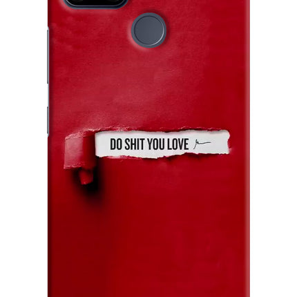 Do Shit You Love Realme C25/C25s Hard Case Back Cover by Casekaro