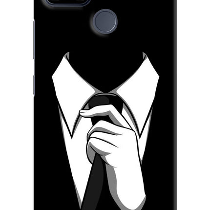 Black Tie Realme C25/C25s Hard Case Back Cover by Casekaro