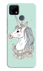Unicorn Wallpaper Realme C25/C25s Hard Case Back Cover by Casekaro