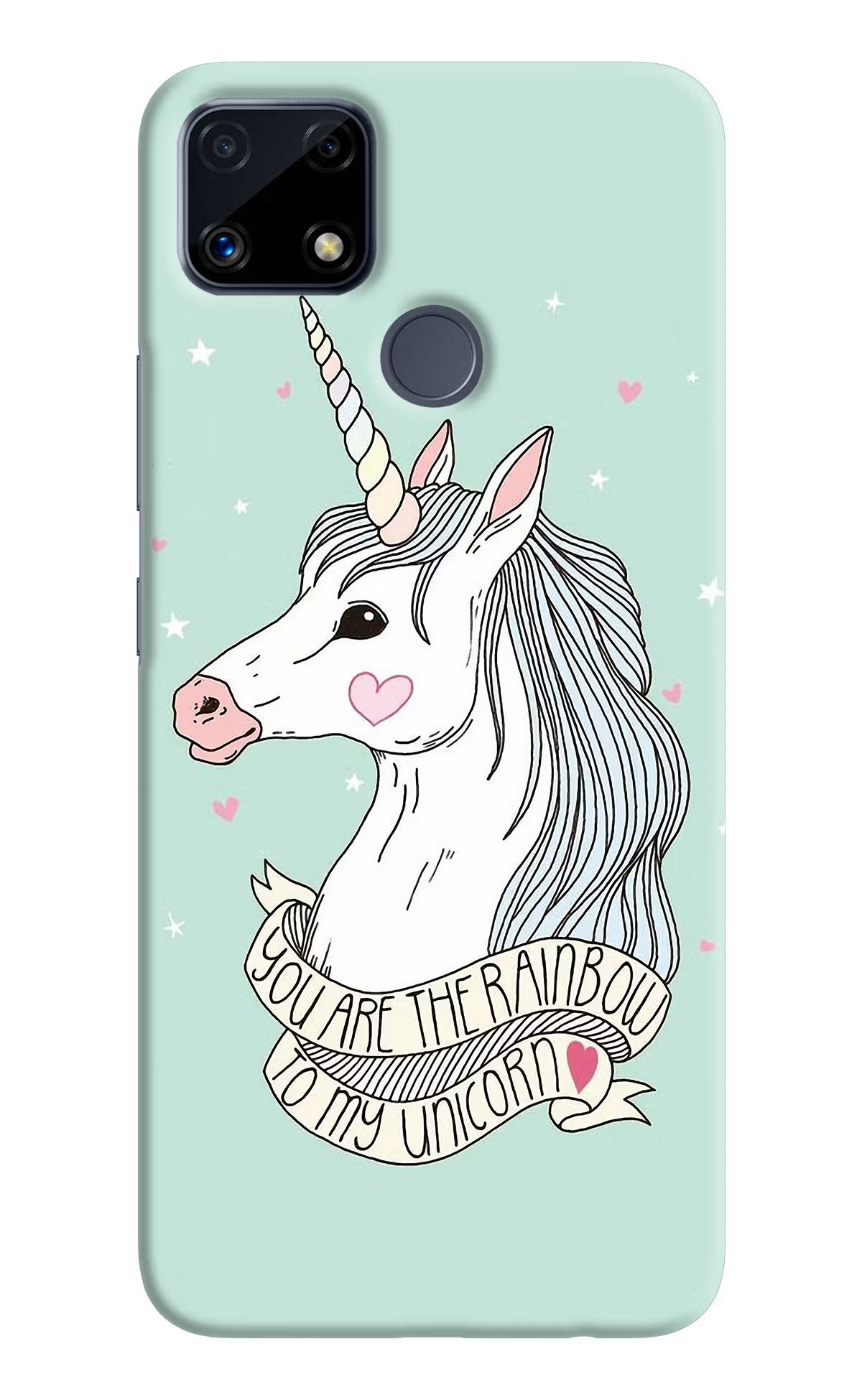 Unicorn Wallpaper Realme C25/C25s Hard Case Back Cover by Casekaro