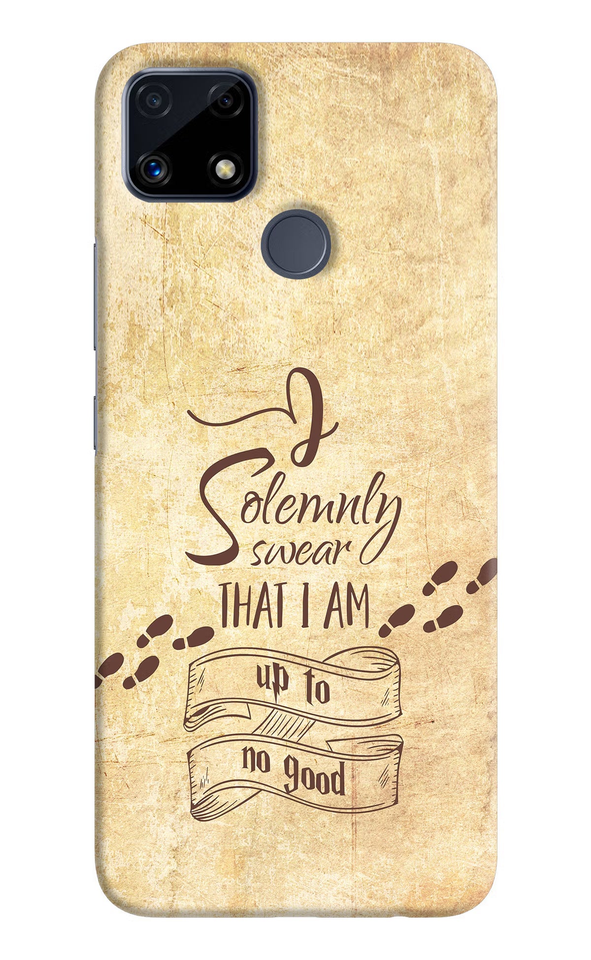 I Solemnly swear that i up to no good Realme C25/C25s Hard Case Back Cover by Casekaro