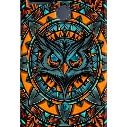 Angry Owl Art Realme C25/C25s Hard Case Back Cover by Casekaro
