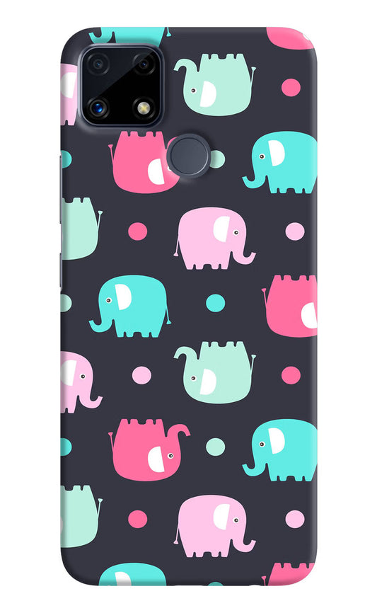 Elephants Realme C25/C25s Hard Case Back Cover by Casekaro