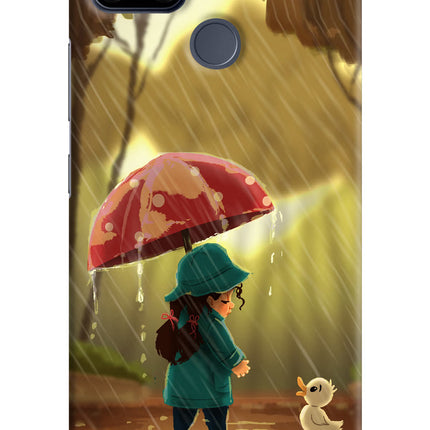 Rainy Day Realme C25/C25s Hard Case Back Cover by Casekaro