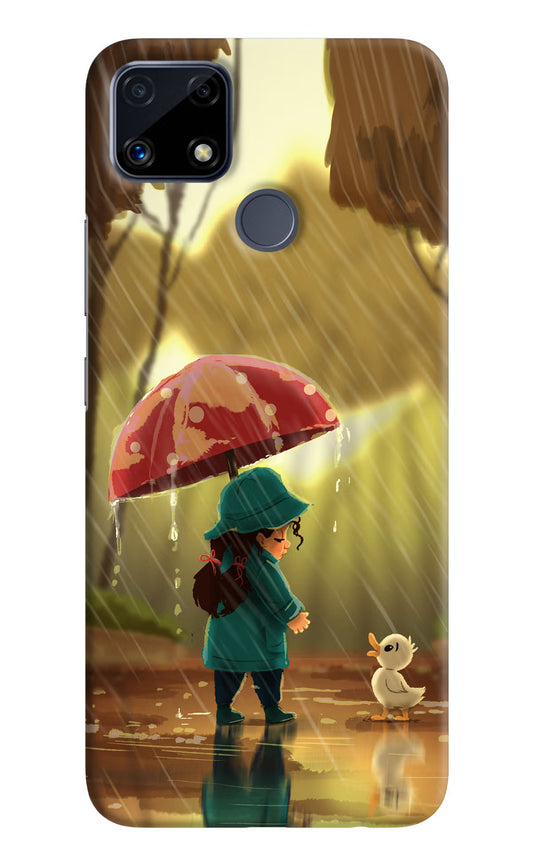 Rainy Day Realme C25/C25s Hard Case Back Cover by Casekaro