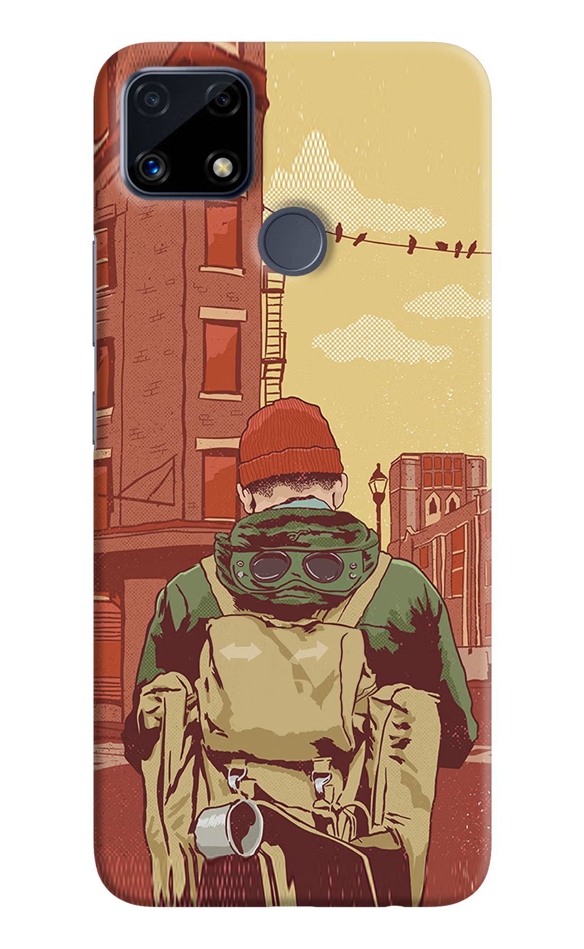 Adventurous Realme C25/C25s Hard Case Back Cover by Casekaro