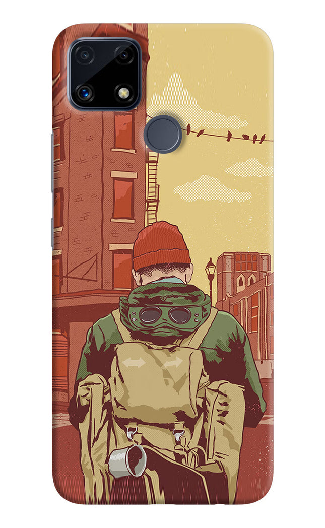 Adventurous Realme C25/C25s Hard Case Back Cover by Casekaro