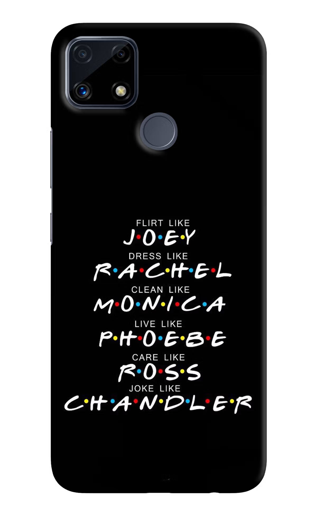 FRIENDS Character Realme C25/C25s Hard Case Back Cover by Casekaro